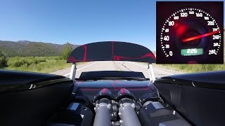 230mph in the Bugatti Veyron Vitesse 