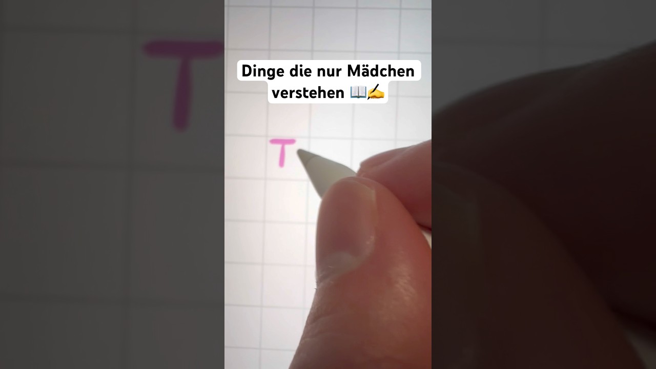 Dinge die nur Mädchen verstehen