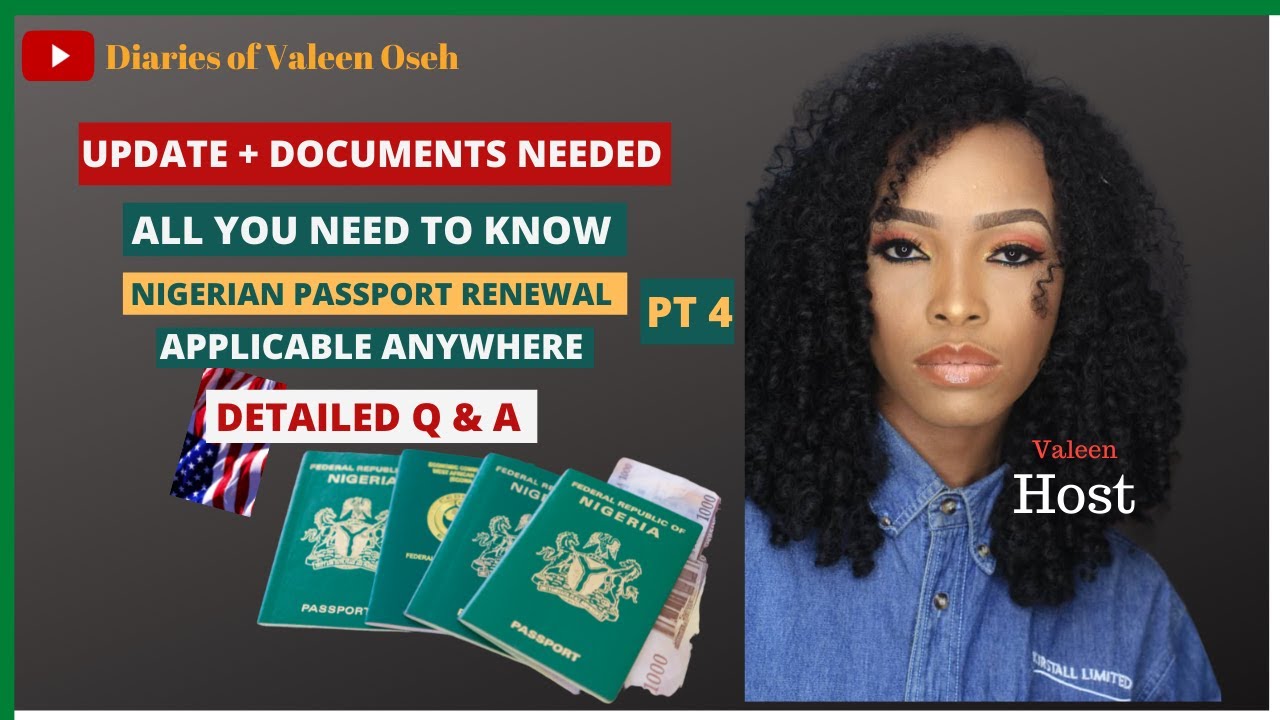 Nigerian Passport Renewal Series |All the Documents you'll Need to Renew Your Nigerian Passport