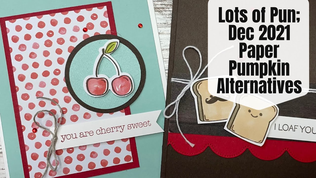 Lots of Pun Paper Pumpkin Alternative Ideas | December 2021 - YouTube