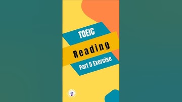 TOEIC Reading: Incomplete Sentences Exercise #toeicreading #toeic #english #englishvocabulary