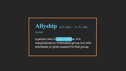 Allyship in the Workplace