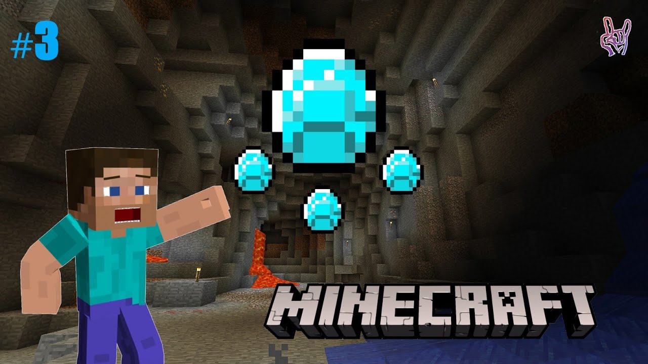 I Found Diamond in Big Cave//Youtfarcya Minecraft Part-3 - YouTube