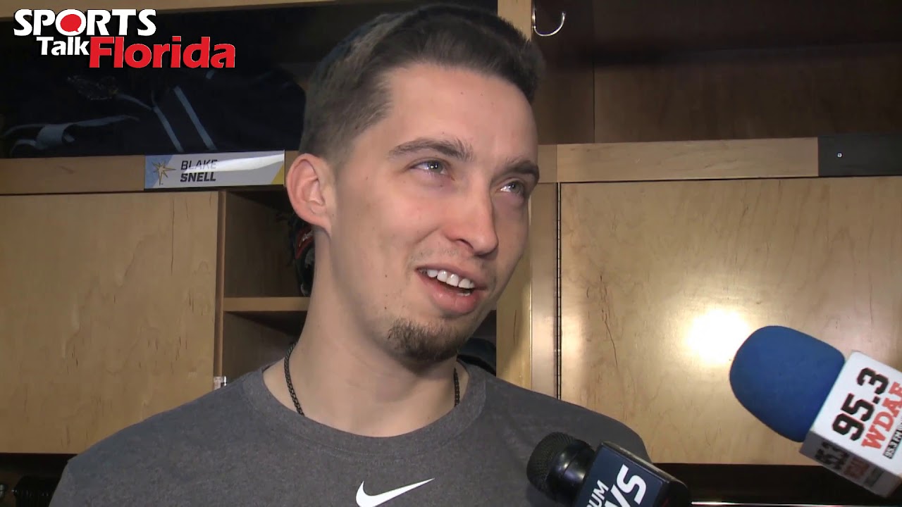 Rays Blake Snell At Spring Training 