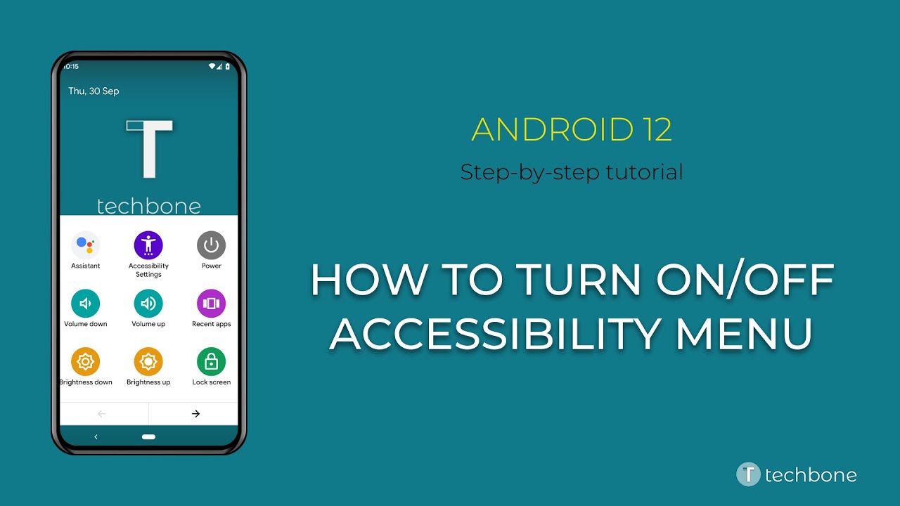 How To Turn On Off Accessibility Menu Android 12 YouTube
