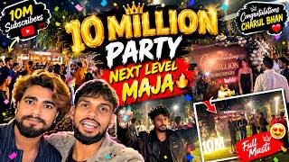 10 MILLION CELEBRATION FULL BLAST!🔥🎉🥳 | CONGRATULATIONS CHARUL BHAN ❤️🏆🥳