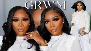 FULL GRWM: Hair + Makeup + Outfit + Jewelry + Fragrance | We're Going Out Tonight! | Tamara Renaye