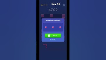 Day 48 of playing block blast every day #viralvideo #shorts #blockblast #music #gaming #games #daily