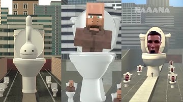 skibidi toilet - Skibidi Otamatone vs Skibidi Minecraft Villager vs Skibidi Suiii part 3