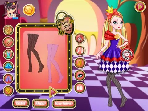 ever after high dress up games apple white