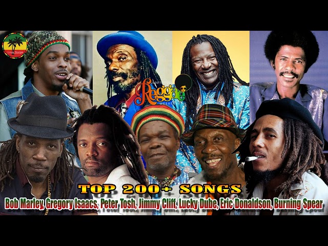 Bob Marley,Gregory Isaacs,Peter Tosh,Jimmy Cliff,Lucky Dube,Eric Donaldson,Burning Spear: 200+ Songs class=