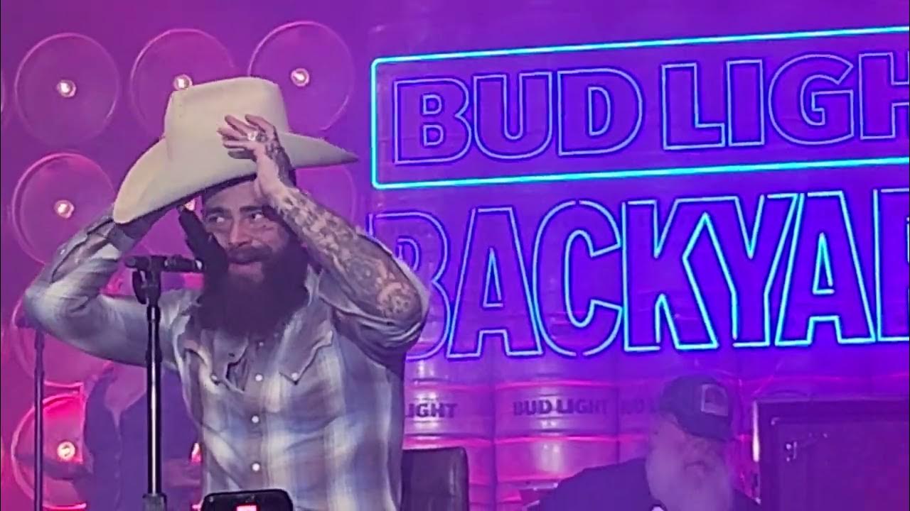 Post Malone - Rockstar Live Bud Light Backyard  New Orleans 2/7/2025