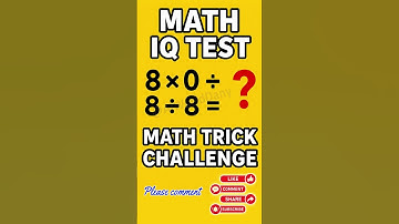 Math IQ Test 99% Fail in 10 Seconds | Can You Solve This? #mathiqtest