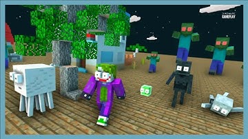 Craft School: Monster Class | 3 Minute Gameplay e.06 | Lesson 5 Zombie Apocalypse | Elderman & Ghost