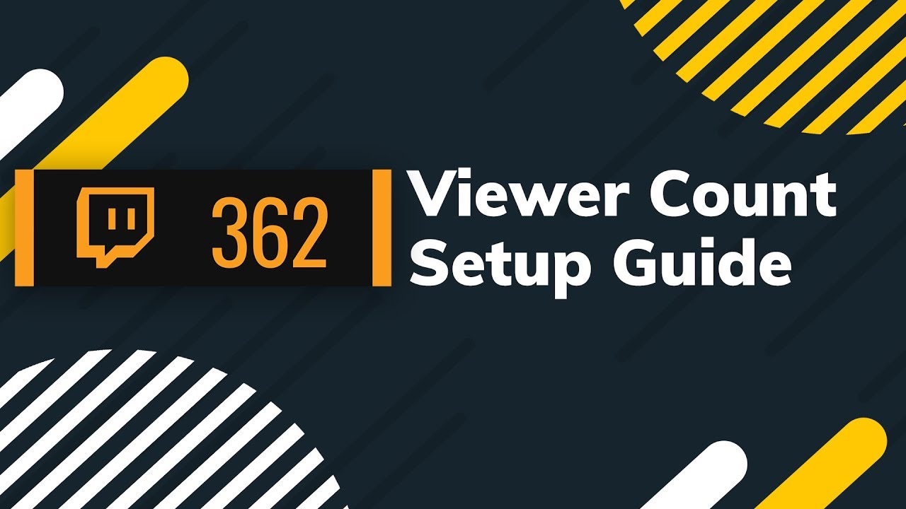 Streamlabs Viewer Count Overlay Tutorial