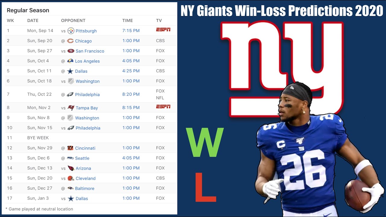 ny-giants-win-loss-predictions-for-2020-youtube