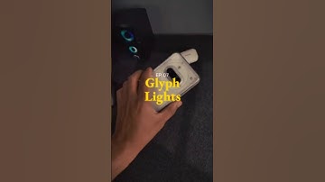 Addressable Glyph Lights on Nothing Phone 3A #hanabitech #smartphone #nothing