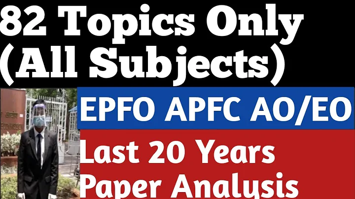 EPFO APFC AO/EO 20 Years PYQs Unfolded..82 Topics