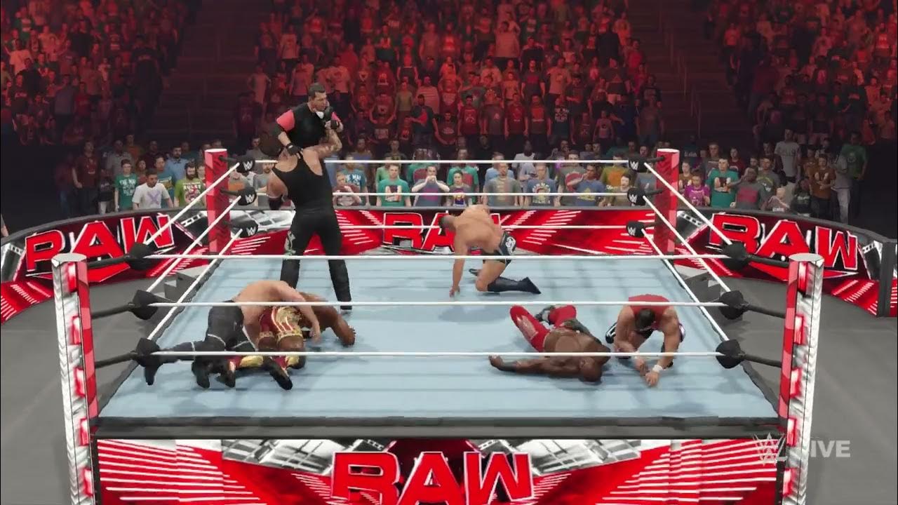The Undertaker Chokeslam's Vince McMahon OVER THE TOP ROPE WWE 2K23
