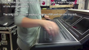 Digico S31 Mixing Console - Opening & Cleaning