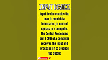 What is input device| Computer science #shorts #shortsfeed #computer #ssc #cgl #chsl #gd #mts #exam