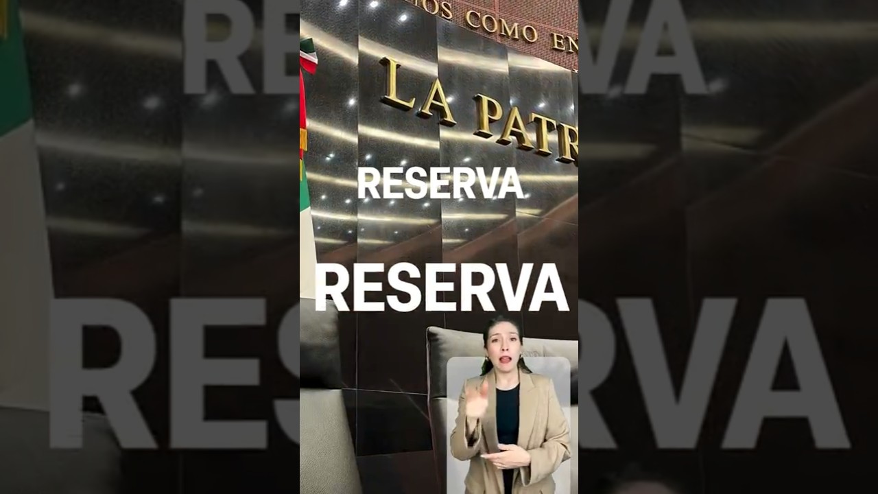 ¿Qué es una reserva?