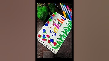 sakshi ll my subscriber name calligraphy 🤗🤗#shorts #handlettering #art #artwork