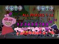 FNF Peppa ALL PHASES vs Peppa.Exe Sings Bacon Song - Friday Night Funkin