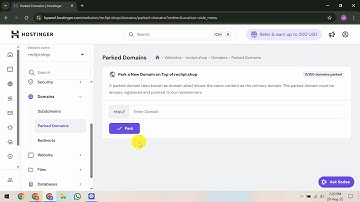 How To Park Multiple Domains in Hostinger