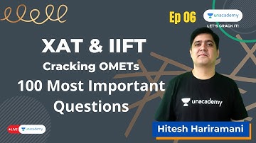 XAT & IIFT | 100 Most Important QA Questions | Hitesh Hariramani | Unacademy CATalyst