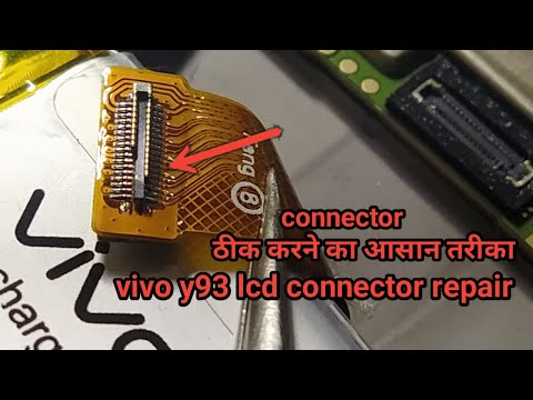 vivo f3 lcd connector replacement||lcd connector repair||vivo y93