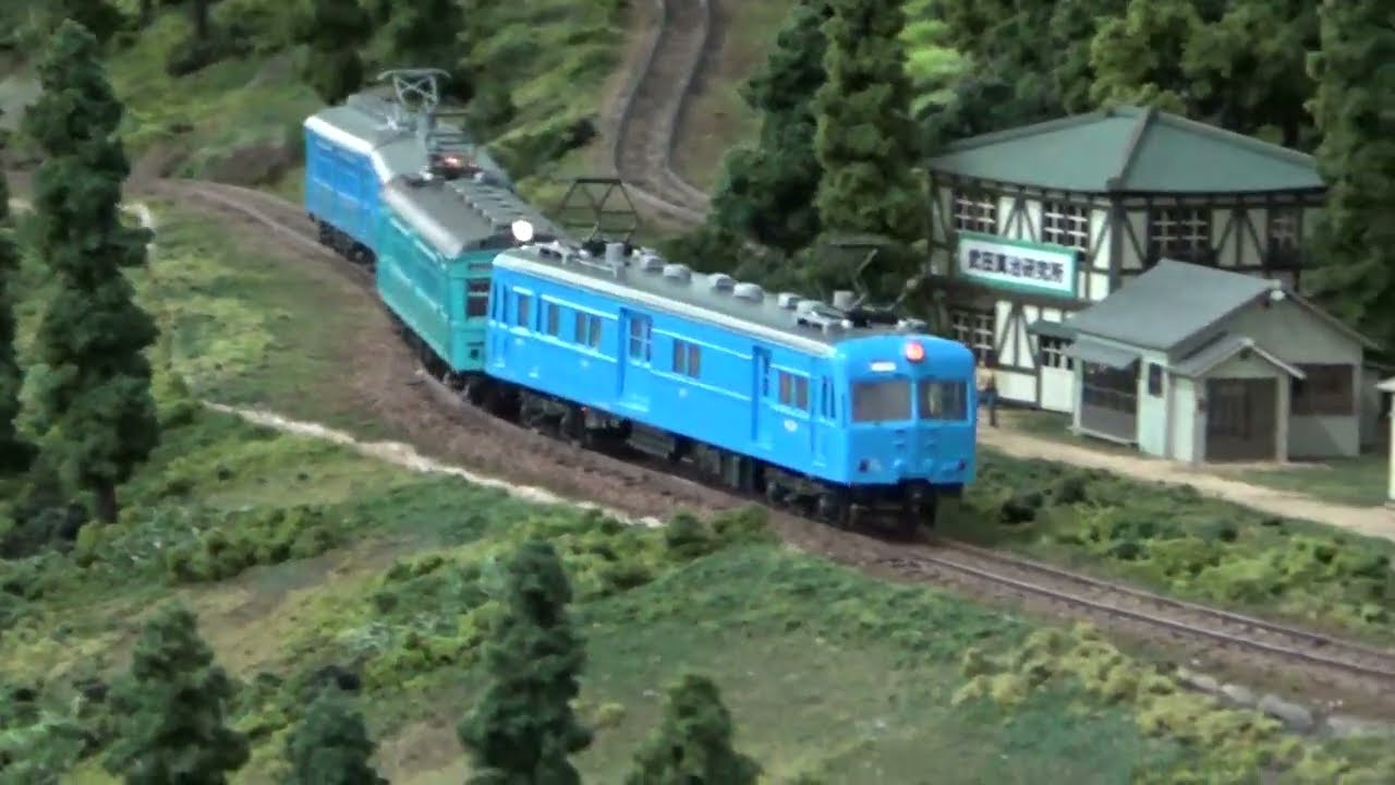 旧型国電運転会 大糸線色、スカ色、新潟色 山形県高畠町、高畠熱中