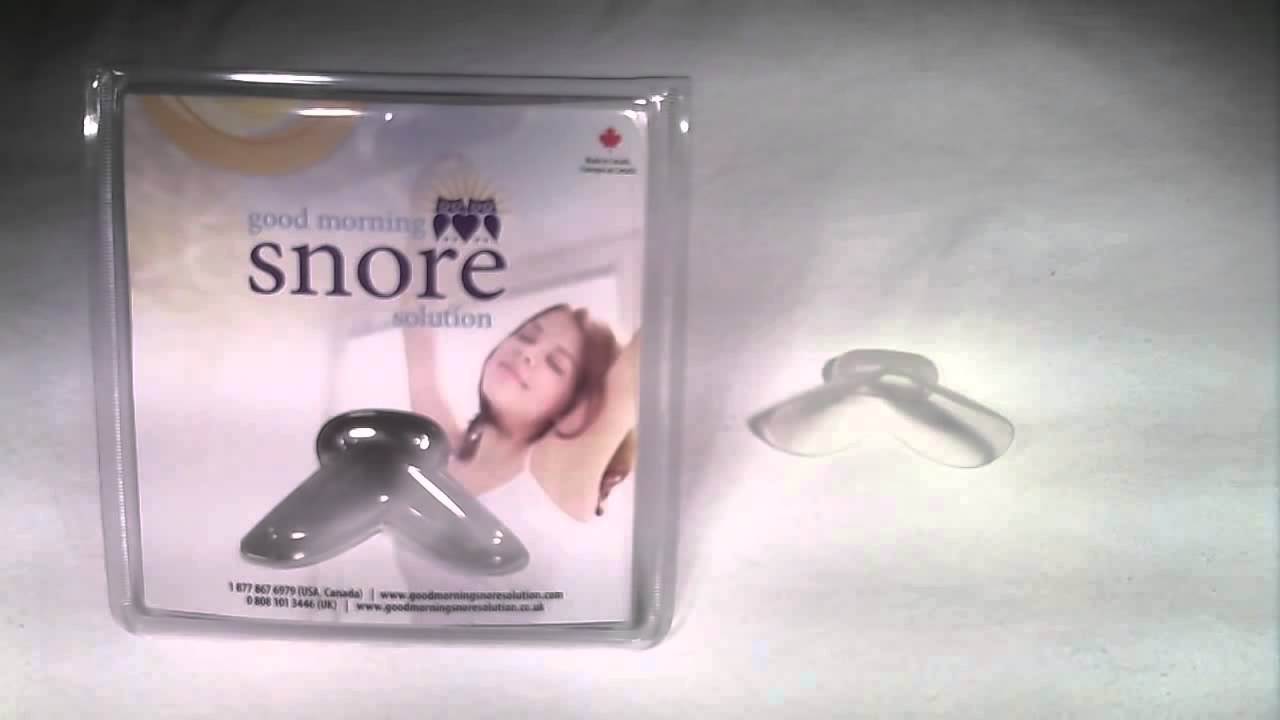 Good Morning Snore Solution Review YouTube