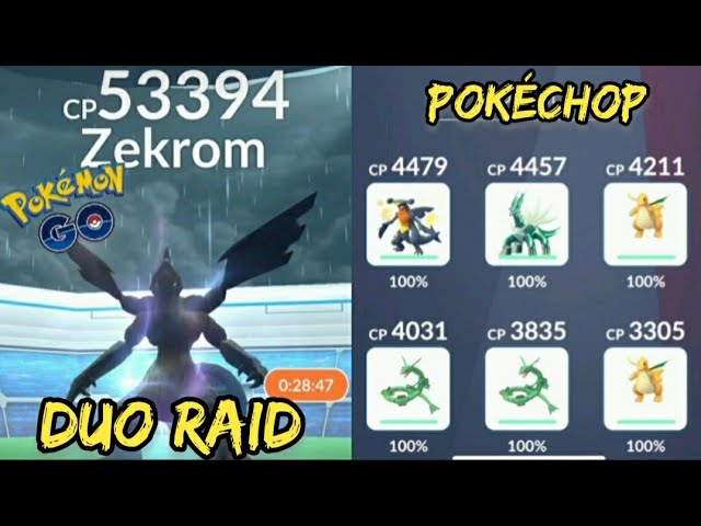 Pokemon Go Gen 5 Zekrom Raid! 