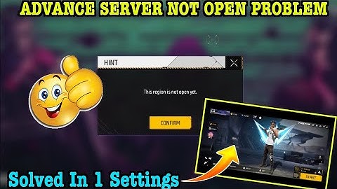 Advance Server This Region Is Not Open Yet Problem | Ob50 Advance Server Kaise Khulega FF