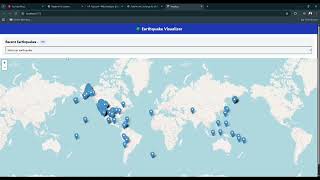 Earthquake Visualizer - MERN Stack project