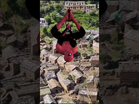 Spider-Man Gaon Mein Hota To Kya Hota?😱😂🕷️ #shorts #ytshorts #viralvideo  #spiderman