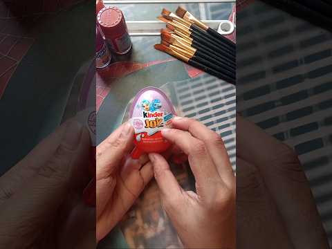kinder Joy x spiderman 🖌️🎨 #youtubeshorts #art #shortvideo