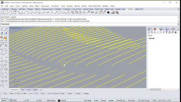 Converting Digitized Point Cloud to CAD Object in Rhino