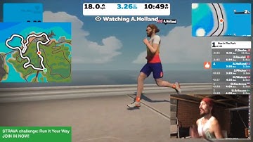Run in The Park 5k with Zwift