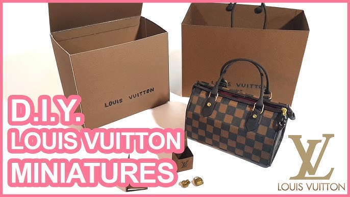 Creating a LV doll purse 