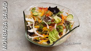 Salad /Jinsi ya Kutengeneza Salad na Sosi yake/ Swahili Salad /Mombasa Salad Recipe/Tajiri's kitchen