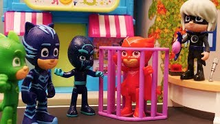 PJ Masks Toys Rescues Owlette from Luna Girl