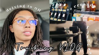 Trucking VLOG | backing into a garage, weekend errands, workout routine, rude nail techs etc...