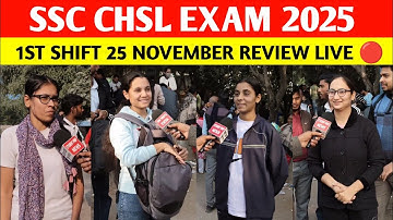 Ssc chsl exam 1st shift 25 november 2025 | SSC CHSL exam review | SSC CHSL review and analysis 