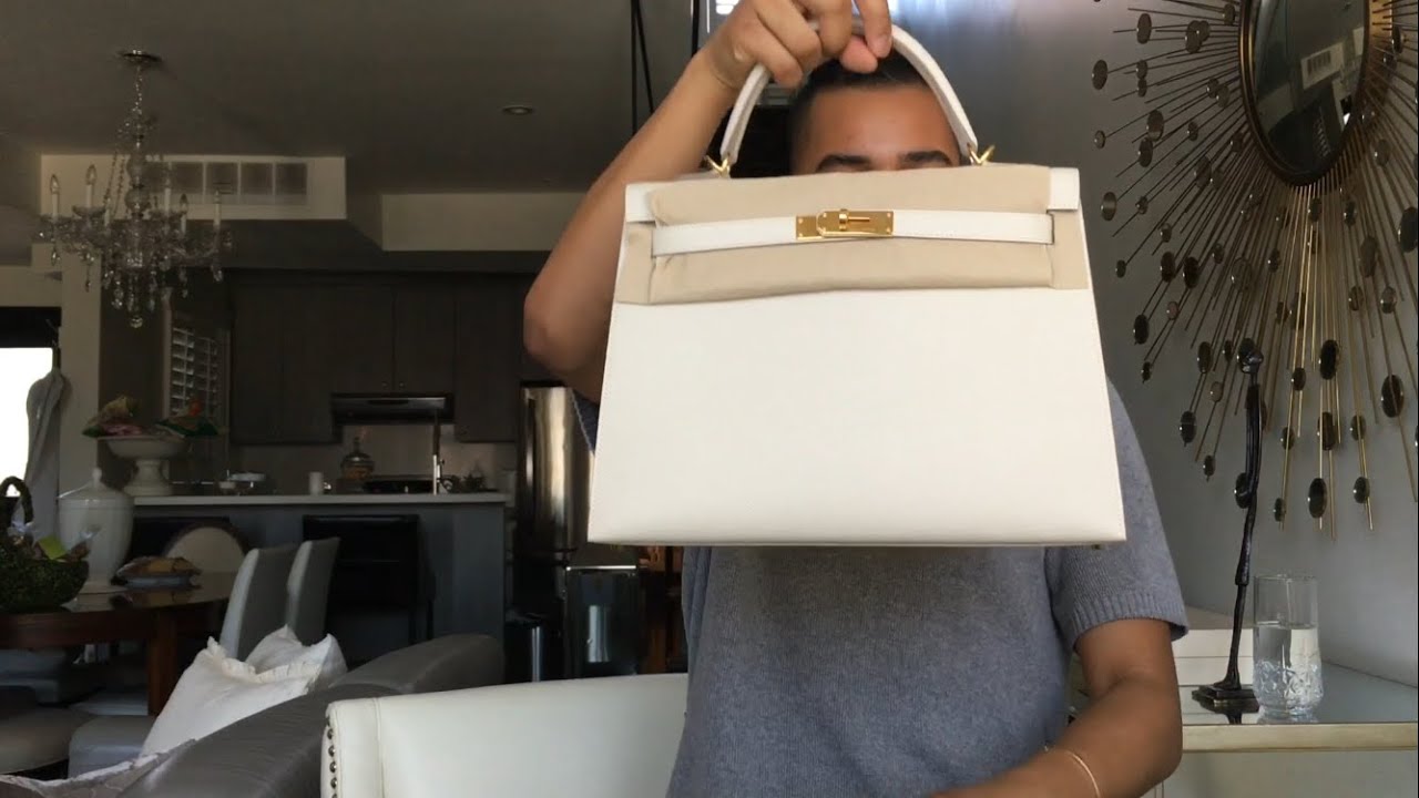 HERMES Bag Haul/Reveal* - HERMES 32cm 'Craie' Epsom Leather Kelly