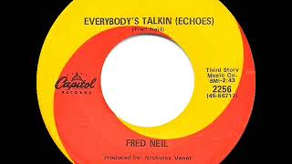 Vignette de la vidéo "1st RECORDING OF: Everybody’s Talkin’ - Fred Neil (1966)"