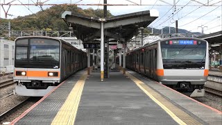 [Tokyo Area Operational Boundary Station] Chuo Main Line Train Arrival and Departure Collection a...