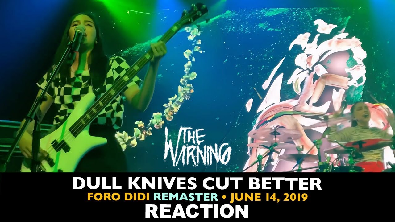 Musicians REACT to The Warning: Dull Knives Cut Better (Foro DiDi 2019 REMASTER June 14 2019)