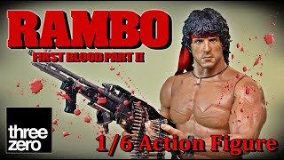 Threezero Rambo First Blood Part 2 - 1/6 Scale Action Figure Unboxing & Review 💪😎💪🌟⚔✨